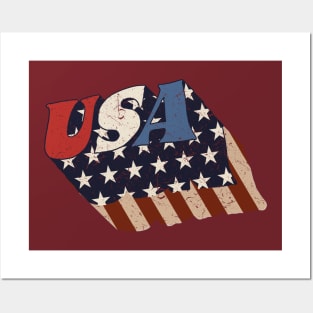 Stars and Stripes USA Posters and Art